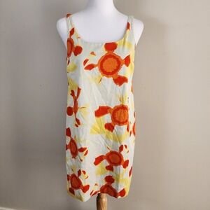 Joe Shift Mini Dress Womens‎ XS Summer Vacation Cruise Resort Red Yellow Orange